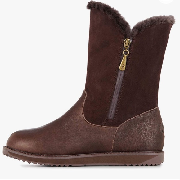 EMU Australia Women's Latrobe Winter Snow Boots Waterproof Brown Size 5 - Picture 4 of 13